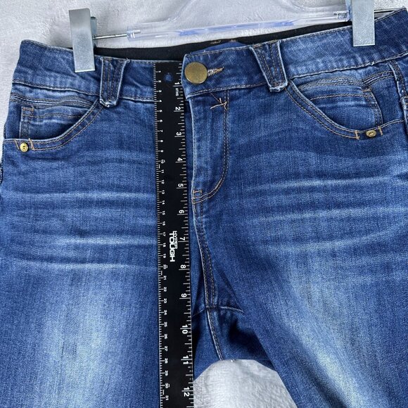 Democracy Skinny Jeans Womens Size 6 AB Solution Mid Rise B1105BKV230 Blue - Picture 8 of 12